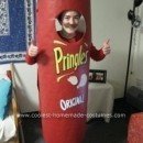 Homemade Can of Pringles Costume