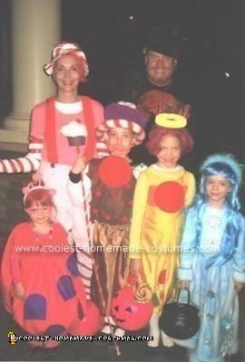 Homemade Candyland Characters Group Costume