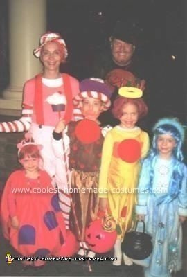 Homemade Candyland Characters Group Costume