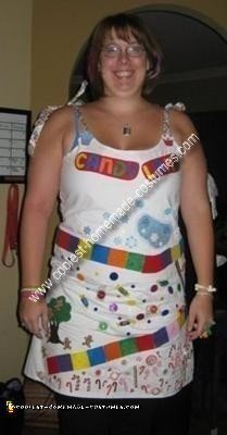 Homemade Candyland Costume