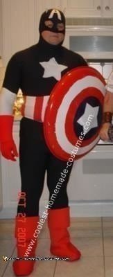 Homemade Captain America Costume