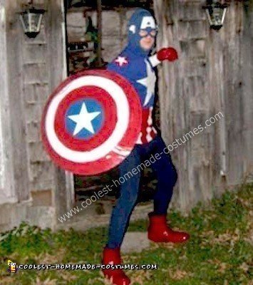 Homemade Captain America Costume