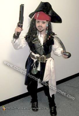 Coolest Homemade Captain Jack Sparrow Halloween Costume