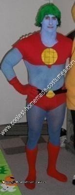 Homemade Captain Planet Halloween Costume Idea