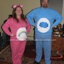 Homemade Care Bear Couple Costume