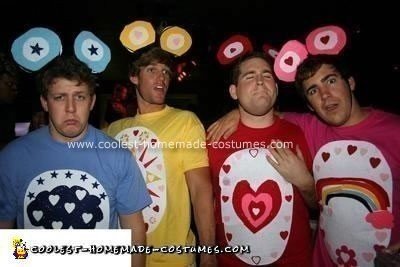 Homemade Care Bears Group Costume