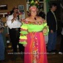 Homemade Carmen Miranda Halloween Costume