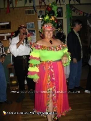 Homemade Carmen Miranda Halloween Costume