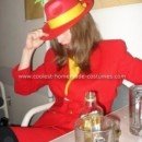 Homemade Carmen Sandiego Costume