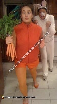 Homemade Carrot Halloween Costume Idea