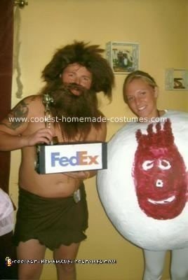 Homemade Cast Away Couple Costume