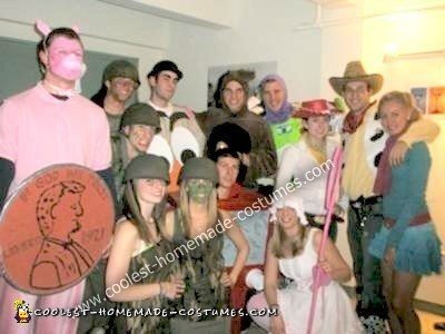 Homemade Cast of Toy Story Group Costume