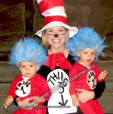 Homemade Cat in the Hat Costume
