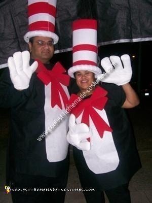 Homemade Cat in the Hat Costume Idea