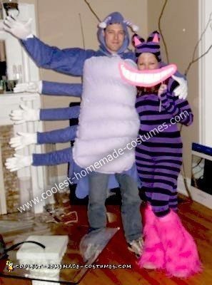 Homemade Caterpillar and Cheshire Cat Costumes