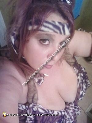 Homemade Cavewoman Costume