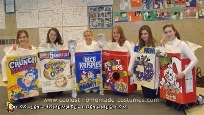 Homemade Cereal Box Costumes