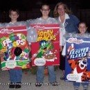 Homemade Cereal Box Halloween Costumes