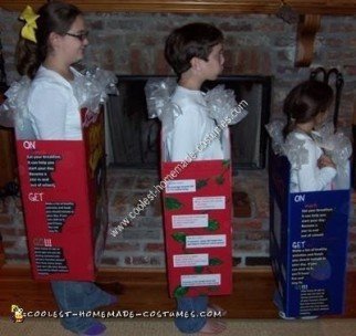 Homemade Cereal Box Halloween Costumes