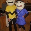 Homemade Charlie Brown and Lucy Couple Costume