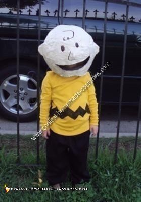 Homemade Charlie Brown Halloween Costume Idea