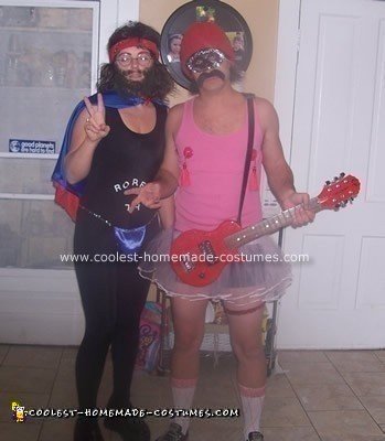 Homemade Cheech and Chong Couple Costume