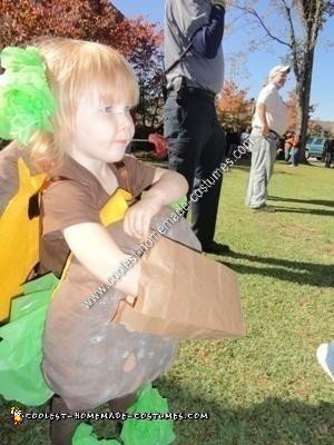 Homemade Cheeseburger Kids Halloween Costume Idea