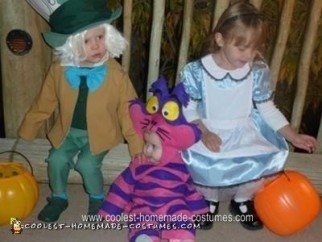 Homemade Cheshire Cat Halloween Costume