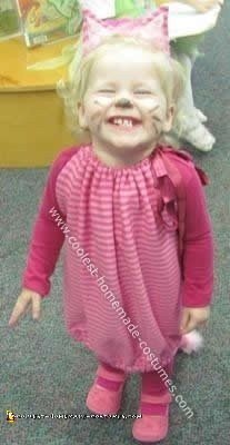 Homemade Cheshire Cat Halloween Toddler Costume