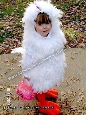 Homemade Chicken Halloween Costume