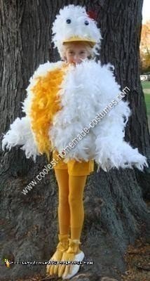 Homemade Chicken Halloween Costume