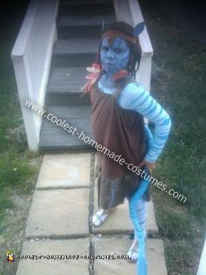 Homemade Childs Avatar Na'vi Costume