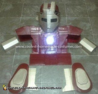 Coolest Homemade Child's Iron Man Costume - Progress