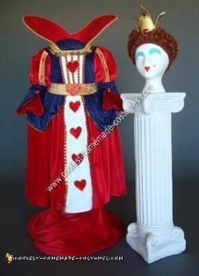 Homemade Child's Queen of Hearts Gown