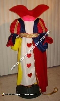 Homemade Child's Queen of Hearts Gown