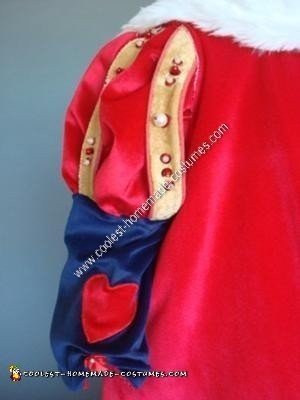 Homemade Child's Queen of Hearts Gown