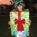 Homemade Christmas Present Under the Tree Costume