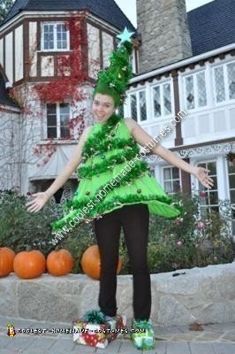 Homemade Christmas Tree Costume