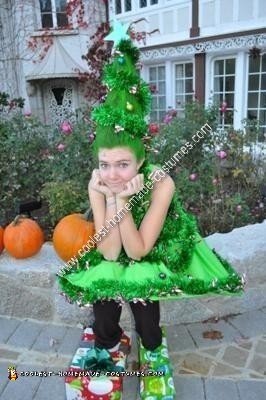 Homemade Christmas Tree Costume