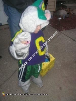 Homemade Chuck E. Cheese Toddler Costume Idea