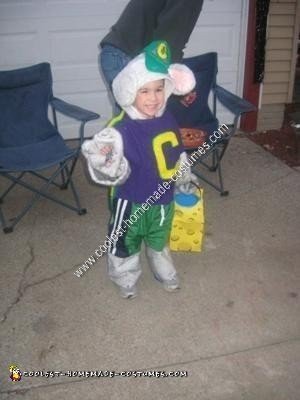 Homemade Chuck E. Cheese Toddler Costume Idea