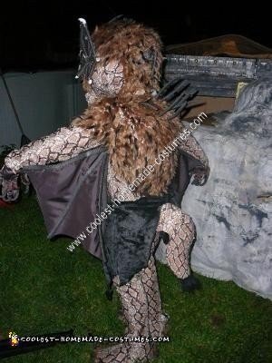 Homemade Chupacabra (Goat Sucker) Halloween Costume