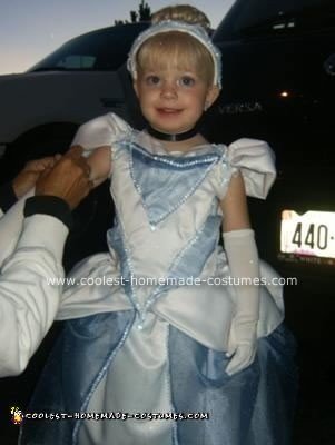 Homemade Cinderella Halloween Costume