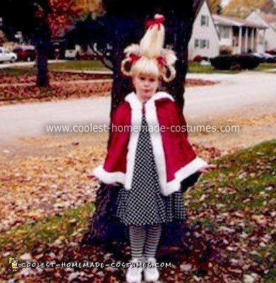 Homemade Cindy Lou Who Halloween Costume