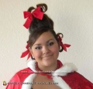 Homemade Cindy Lou Who Halloween Costume