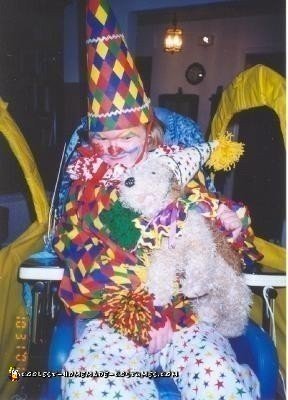 Homemade Circus Clown in a Clown Car Wheelchair Costume