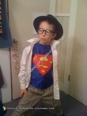 Homemade Clark Kent Boy's Halloween Costume Idea