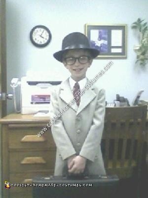 Homemade Clark Kent Boy's Halloween Costume Idea