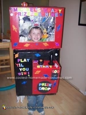 Homemade Claw Machine Halloween Costume