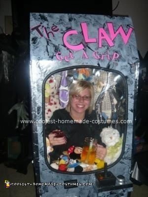 Homemade Claw Machine Halloween Costume